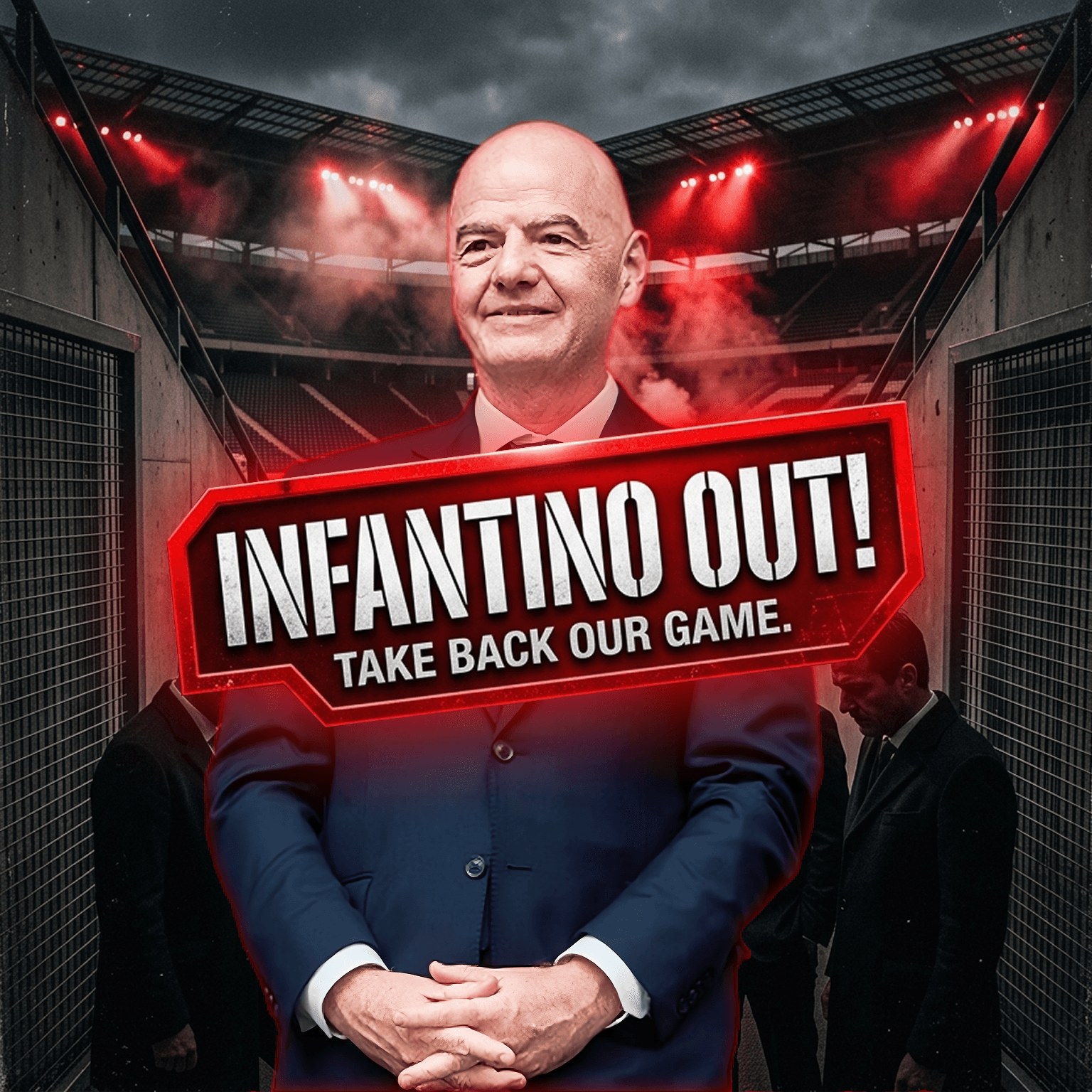 Infantino Out Campaign Banner